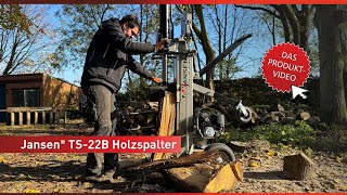 Štiepačka dreva Jansen TS-22B, 22 t, so zdvihákom dreva, 10PS Briggs&Stratton