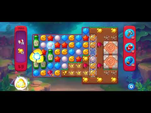 Fishdom Hard level 11643 no boosters フィッシュダム ハード