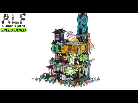 Vidéo LEGO Ninjago 71741 : Les jardins de la ville de Ninjago