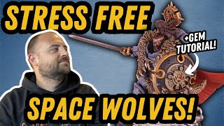 Space Wolves Wolf Guard Battle Leader! Quick and Easy Paint Guide!