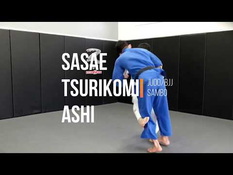 Sasae Tsurikomi Ashi — judo technique demonstration