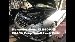 Mercedes Benz CLK500 P0456 Evap Very Small Leak