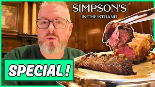 I Review Simpson's In The Strand - The Owner Wanted A Word!