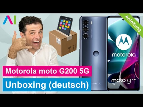Motorola moto g200 5G - Unboxing (deutsch) • 📱 • 📦 • 🆕 • Anleitung | Tutorial