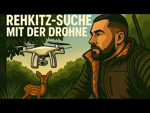 Jagd trifft Tierschutz: Rehkitz-Suche mit Herz und Drohne!🍀📯🦌
