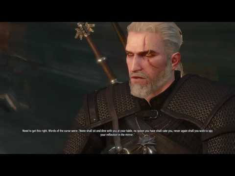 The Witcher 3 lifting Marlene's curse