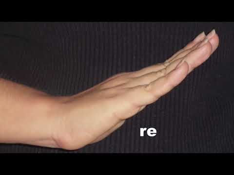 Solfa Hand signs for d r m f s