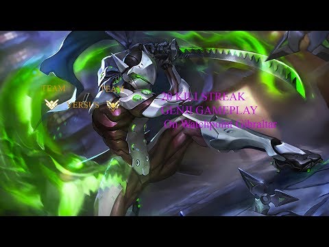 Genji 20killstreak sur gibraltar ! Scrim 3k5+