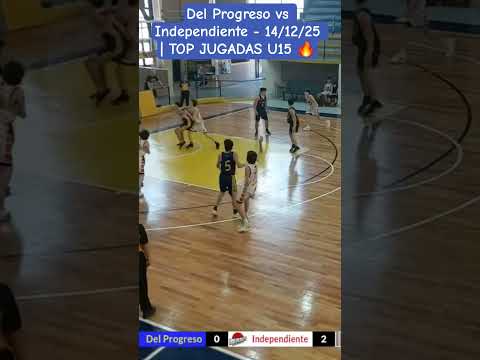 Del Progreso vs Independiente- 14/12/25 | TOP JUGADAS U15 🔥 #basketball #highlights