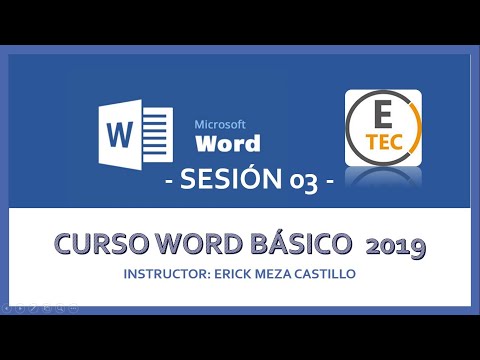 CURSO WORD 2019 - SESIÓN 03
