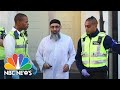 Extremist Preacher Anjem Choudary Greets The Media After Release From U.K. Prison | NBC News