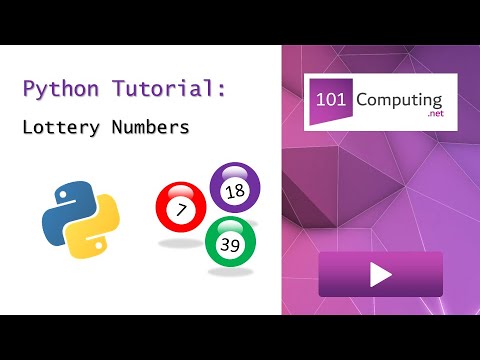 Python Lottery Numbers
