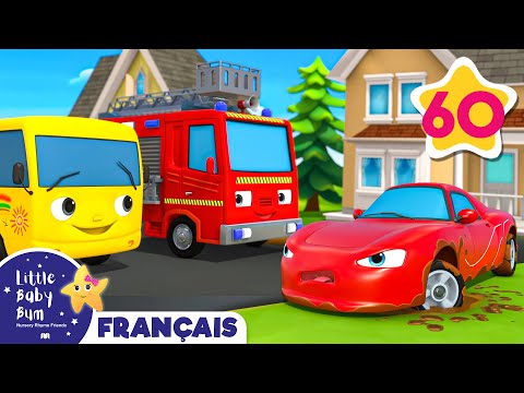 La chanson des bruits des véhicules | Comptines et Chansons pour Bébés | Little Baby Bum en Français