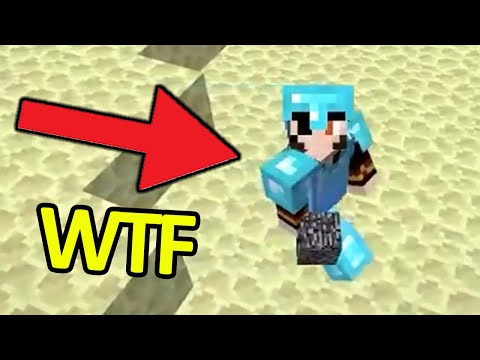 Getting Bedrock in Survival (MINECRAFT GLITCH)