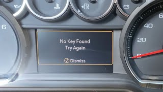 2021 - 2024 Chevy Suburban "No Key Found" How To Start With A Dead Remote Key Fob Battery Chevrolet