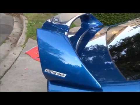 Oem Mugen Wing Install | 2011 Honda Civic Si