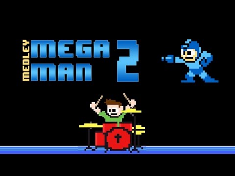 Mega Man 2 Medley - Super Smash Bros. (Drum Cover) -- The8BitDrummer