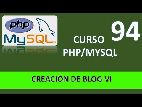 Curso PHP MySQL Presentación Vídeo 1