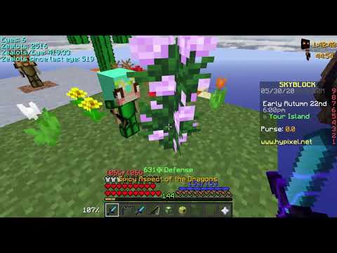 Obtaining a flower minion and completing the Friar Laurence quest line (Hypixel Skyblock)