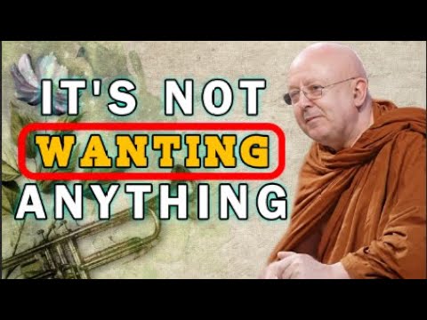 Happiness Isn't Getting What You Want, It's Not Wanting Anything | Ajahn Brahm