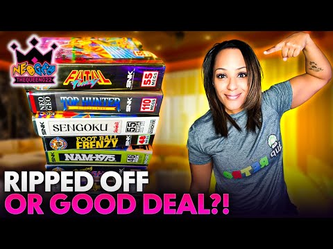😮 He's SELLING His ENTIRE Neo Geo Collection!  I picked it UP!!