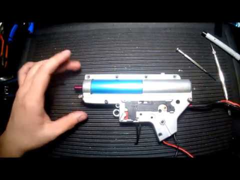 G&G ARP9 Gearbox  Assembly w/ UPGRADES - Quieter and Faster