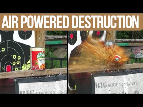 Destroying Things With Subsonic Ammo Using The Zeus Tactical - The Most Powerful 72 Caliber Airgun