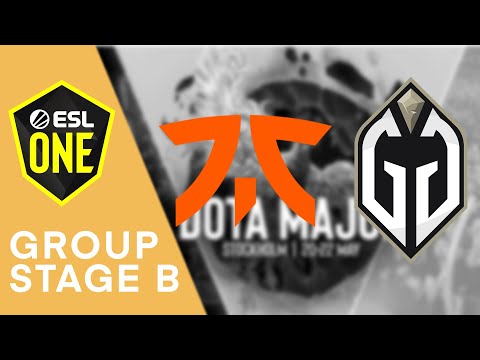 Fnatic vs Gaimin Gladiators - Dota 2 Highlights - Group Stage (B) - ESL One Major Stockholm 2022