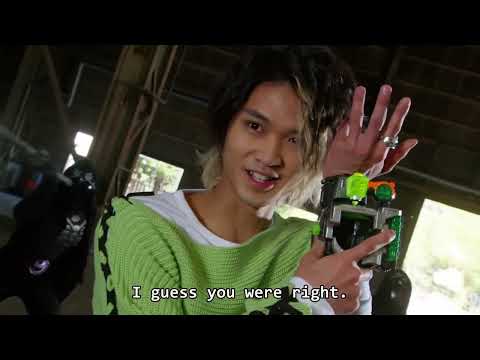 Kamen Rider Ghost - Necrom fighting while eating takoyaki