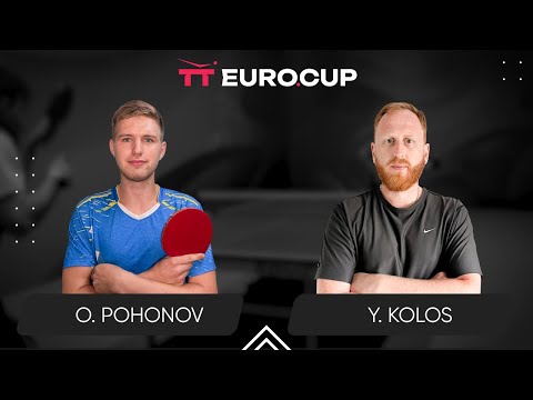 12:00 Oleksandr Pohonov - Yurii Kolos 07.09.2024 TT Euro.Cup Ukraine Professional. TABLE 4