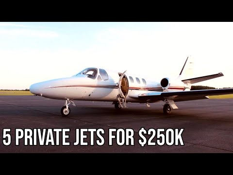 Top 5 Private Jets You Can Buy For Less Than $1m