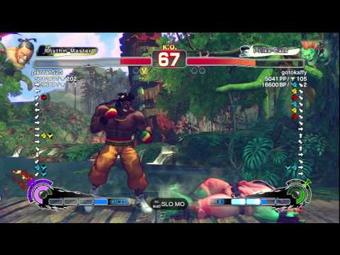 pikotan525 [Dee Jay] vs. gotokaffy [Blanka] | SSF4 AE