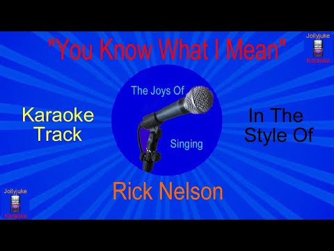 You Know What I Mean - Ricky Nelson