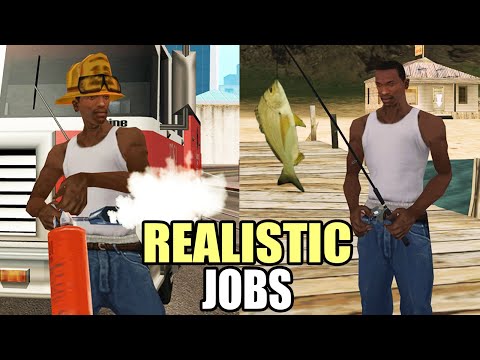 Realistic Features and Real Jobs in GTA San Andreas