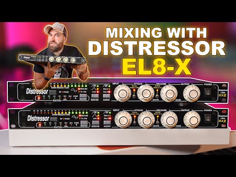 Empirical Labs EL8X-S Distressor Stereo Pair with British Mode and Image Link 2024 - Black image 7
