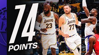 LeBron James - Luka Doncic - Los Angeles Lakers - Toronto Raptors