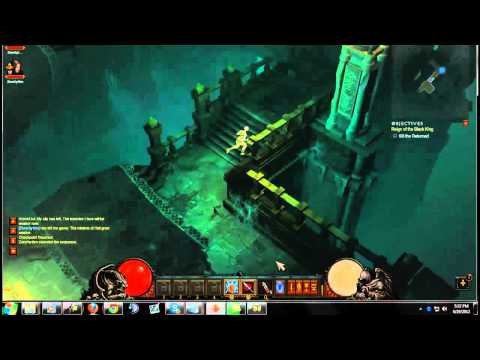 Diablo-Skeleton King Boss Battle