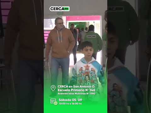 San Antonio Oeste: el programa CERCA llega con atención gratuita