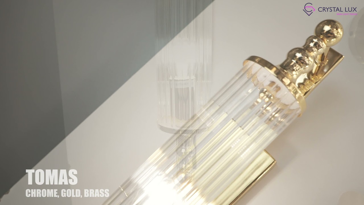 Бра 7*16 см, Crystal Lux TOMAS AP1 BRASS Латунь