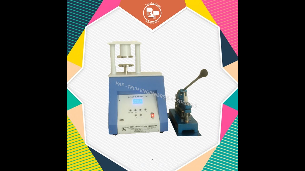 Laboratory Ring Crush Tester || How to Check the RCT, ECT & CCT of Paper & Board?