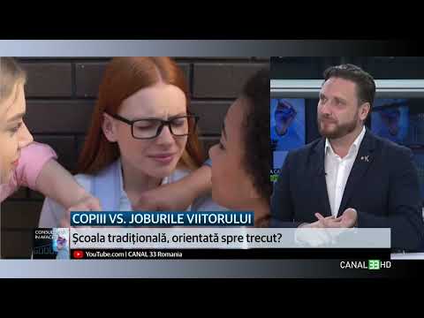 Educatia copiilor vs. Joburile Viitorului - Razvan Vasile fondator #MBAKids Academy - live #Canal33