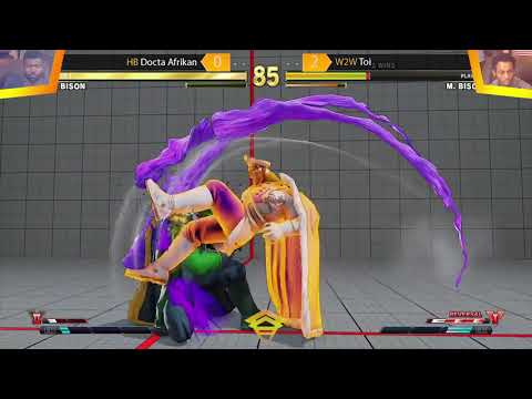 HB | Docta Afrikan (M. Bison) Vs. W2W | Toi (M. Bison) - Runnit at the Dojo 2
