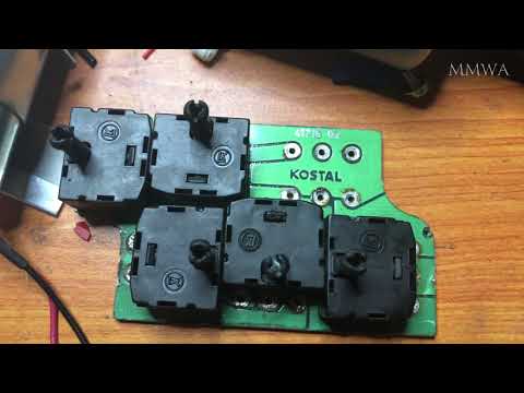 w124 electric seat switch refurbishment