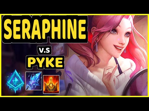 DUMBLEDOGE (SERAPHINE) vs PYKE - BOTTOM SUPPORT GAMEPLAY - EUW Ranked DIAMOND