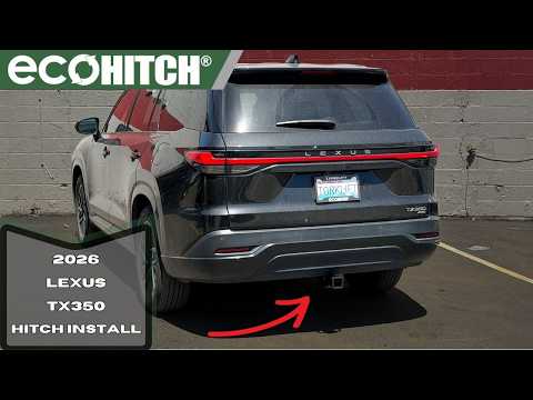 How to Install Trailer Hitch on a 2026 Lexus TX350 EcoHitch X7530LS