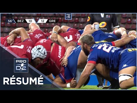 PRO D2 - Résumé AS Béziers Hérault-FC Grenoble Rugby: 22-12 - J4 - Saison 2020/2021