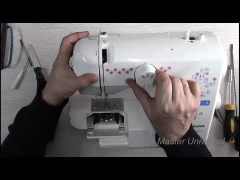 Подготовка швейной машины к работе, после ремонта. Видео № 471.