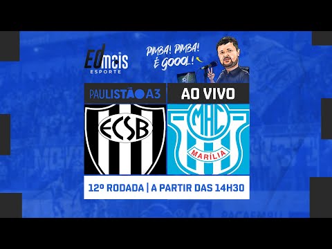 ⚽São Bernardo 2x2 Marília - AO VIVO - 08/03/2024 - Paulista A3⚽