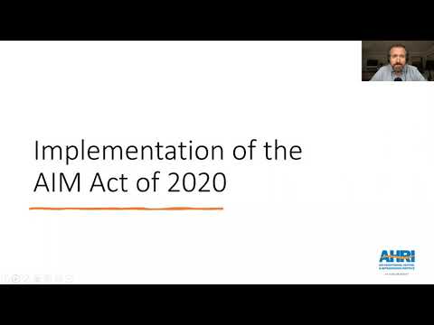 AHRI Refrigerant Webinar Series 13: The HFC Phase Down ...