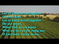 Let Us Break Bread Together (3vv) [with lyrics for congregations]